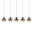 Sonneman Grapes POLISHED CHROME 37.75W x 3.75L x 3.75H Pendant 2921.01-LRG
