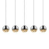 Sonneman Grapes POLISHED CHROME 37.75W x 3.75L x 3.75H Pendant 2921.01-LRG
