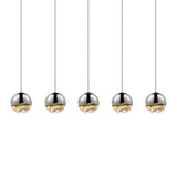 Sonneman Grapes POLISHED CHROME 37.25W x 3.25L x 3.25H Pendant 2921.01-MED