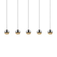 Sonneman Grapes POLISHED CHROME 36.5W x 2.5L x 2.5H Pendant 2921.01-SML