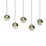 Sonneman Grapes BRASS 37.25W x 3.25L x 3.25H Pendant 2921.14-MED