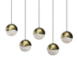Sonneman Grapes BRASS 37.75W x 3.75L x 3.75H Pendant 2921.14-LRG