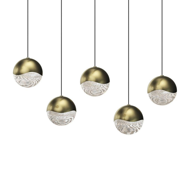 Sonneman Grapes BRASS 37.75W x 3.75L x 3.75H Pendant 2921.14-LRG