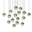 Sonneman Grapes BRASS 23.75W x 23.75L x 3.75H Pendant 2923.14-LRG