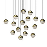 Sonneman Grapes BRASS 23.75W x 23.75L x 3.75H Pendant 2923.14-LRG