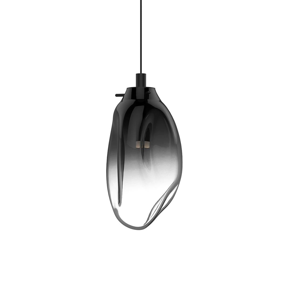Sonneman Liquid SATIN BLACK 6W x 10.75H Pendant 2970.25K