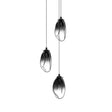 Sonneman Liquid SATIN BLACK 14W x 10.75H Pendant 2971.25K