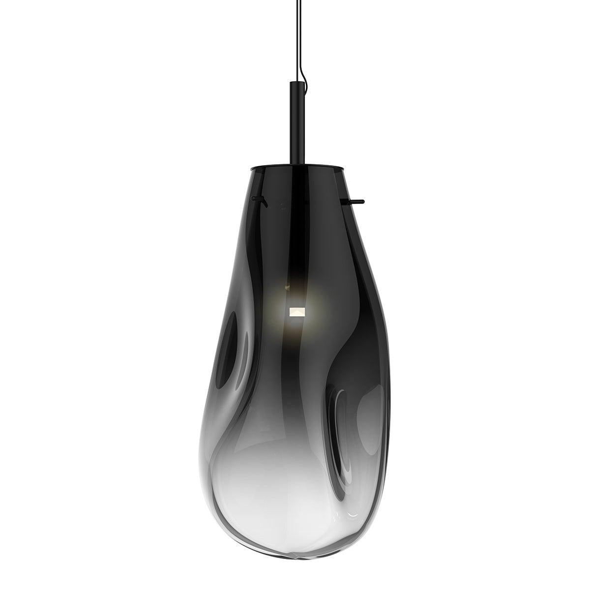Sonneman Liquid SATIN BLACK 10.5W x 22H Pendant 2980.25K