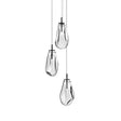 Sonneman Liquid SATIN BLACK 22.5W x 22H Pendant 2981.25C