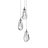 Sonneman Liquid SATIN BLACK 22.5W x 22H Pendant 2981.25C
