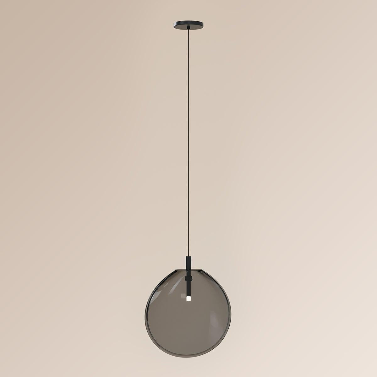 Sonneman Cantina SATIN BLACK 15W x 4.5L x 18.75H Pendant 2990.25K-LRG