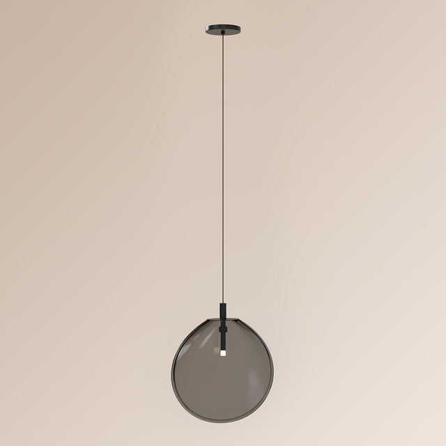 Sonneman Cantina SATIN BLACK 15W x 4.5L x 18.75H Pendant 2990.25K-LRG