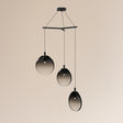 Sonneman Cantina SATIN BLACK 33W x 14.75H Pendant 2995.25K-MED