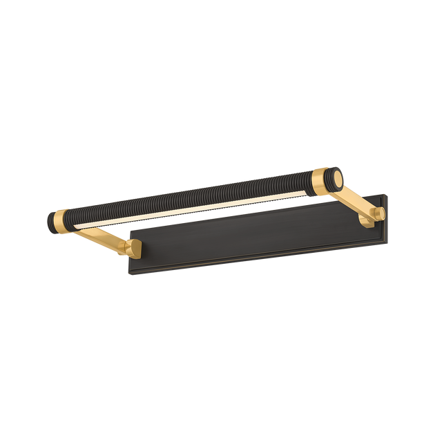 Hudson Valley Lighting Duell AGED BRASS 18W x 2.75H Wall Sconce 7318-AGB/DB