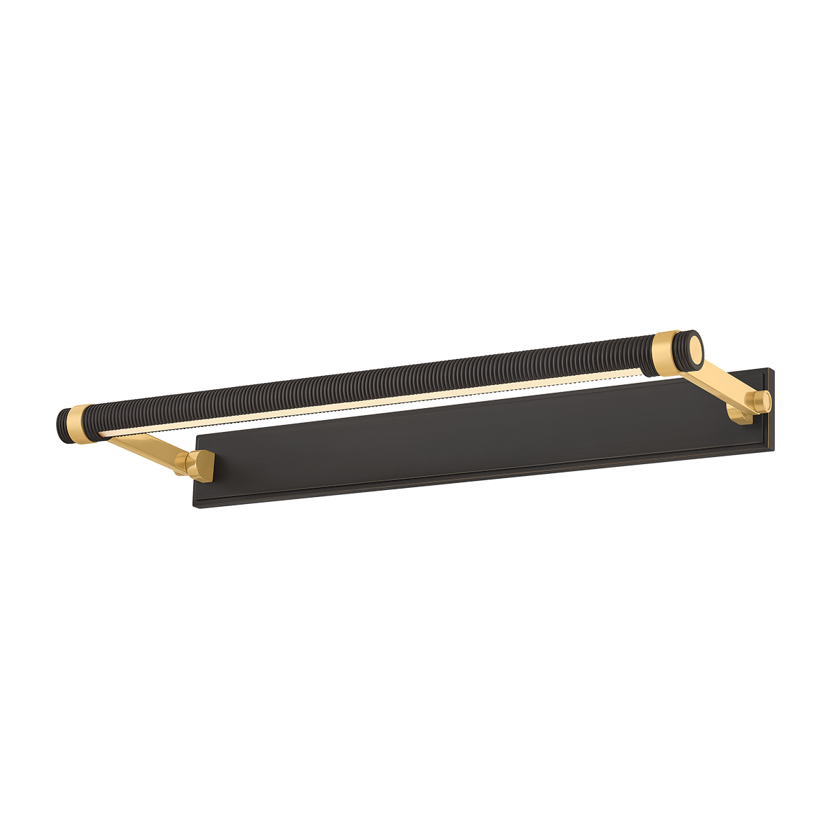 Hudson Valley Lighting Duell AGED BRASS 24W x 2.75H Wall Sconce 7324-AGB/DB