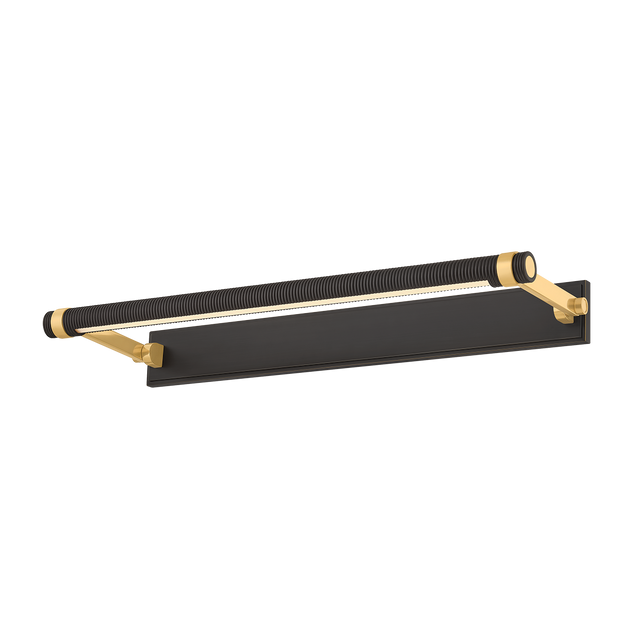 Hudson Valley Lighting Duell AGED BRASS 24W x 2.75H Wall Sconce 7324-AGB/DB