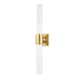 Hudson Valley Lighting Hogan AGED BRASS 4.5W x 24.5H Wall Sconce 7552-AGB