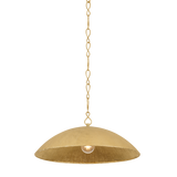 Hudson Valley Lighting Eve VINTAGE GOLD LEAF 24W x 9.75H Pendant BKO1400-VGL/GLI