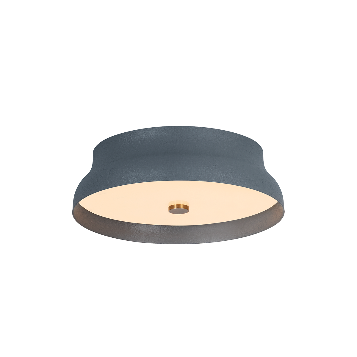 Troy Lighting Shore PATINA BRASS 12W x 3.5H Flush Mount C7212-PBR/GSL