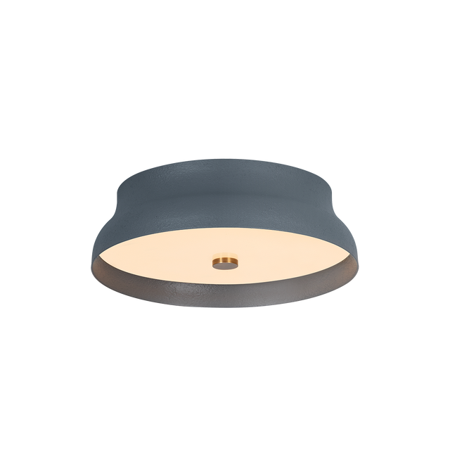 Troy Lighting Shore PATINA BRASS 12W x 3.5H Flush Mount C7212-PBR/GSL