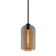Troy Lighting District SOFT BLACK 8W x 15.75H Pendant F5571-SBK