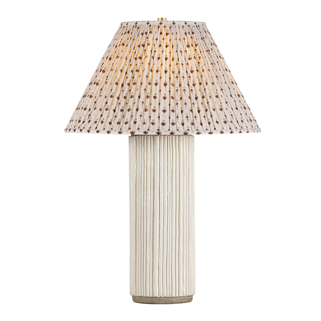 Hudson Valley Lighting Crestwood AGED BRASS 19W x 31.25H Table Lamp L5431-AGB/CFI-P202