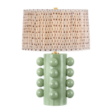 Hudson Valley Lighting Roselle AGED BRASS 17.25W x 26.25H Table Lamp L9126-AGB/CMC-P102