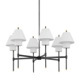 Hudson Valley Lighting Glenmoore AGED BRASS 34.75W x 26.25H Chandelier PI1899806-AGB/DB