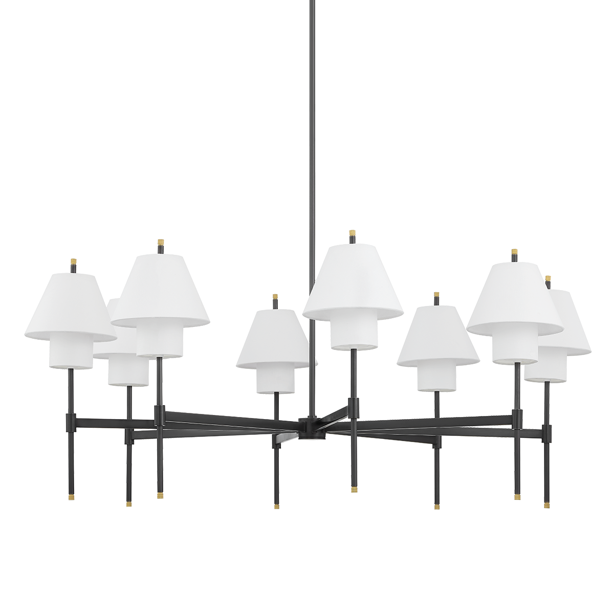 Hudson Valley Lighting Glenmoore AGED BRASS 48.5W x 26.25H Chandelier PI1899808-AGB/DB