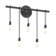 Sonneman Suspenders SATIN BLACK 18.5W x 15.25H Wall Sconce S1N18K-JFXXXX62-RP02