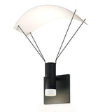 Sonneman Suspenders SATIN BLACK 10.75W x 12.75H Wall Sconce SLS0212
