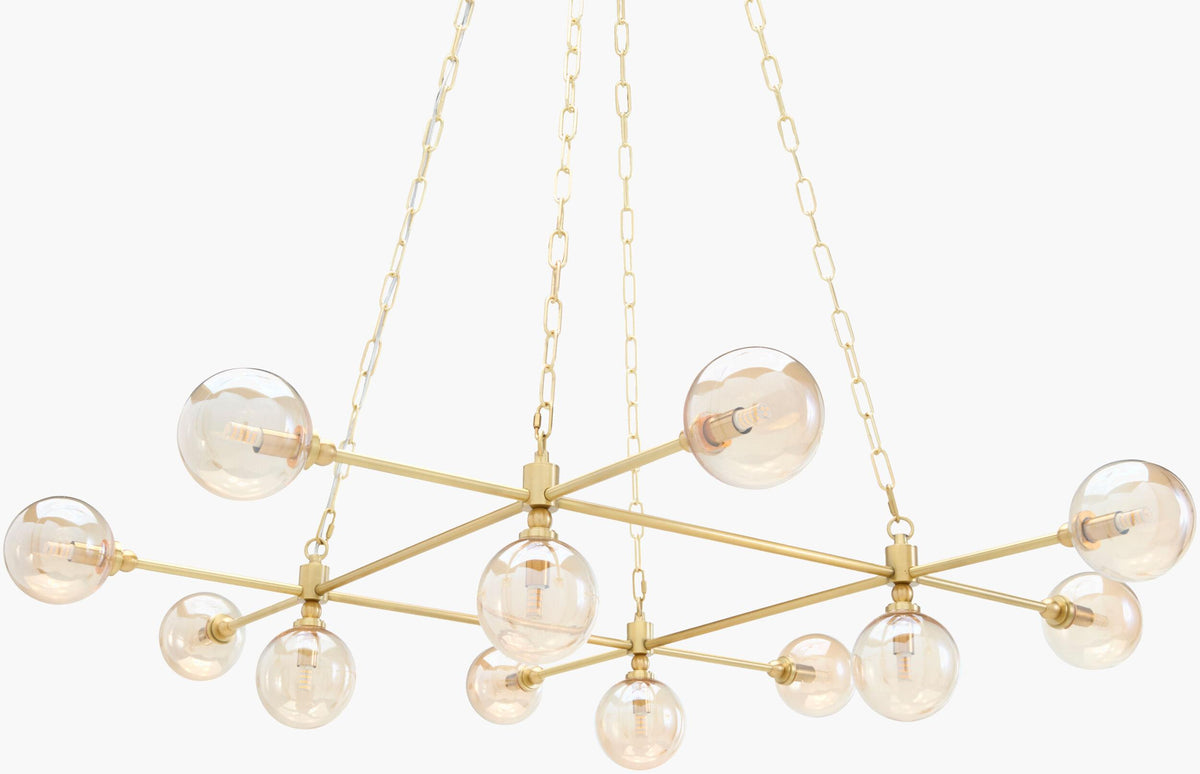 Surya Norvos NRVS-003 60"L x 46"W x 18"H Ceiling Lighting