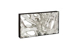 Phillips Collection Cast Root Metal Framed  Table Silver Leaf SM Slim Console