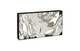 Phillips Collection Cast Root Metal Framed  Table Silver Leaf SM Slim Console