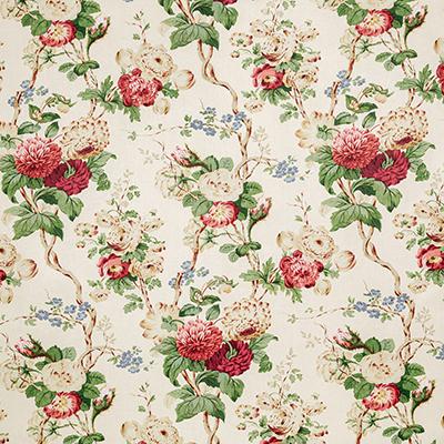 Pindler LUCINDA RHUBARB Fabric