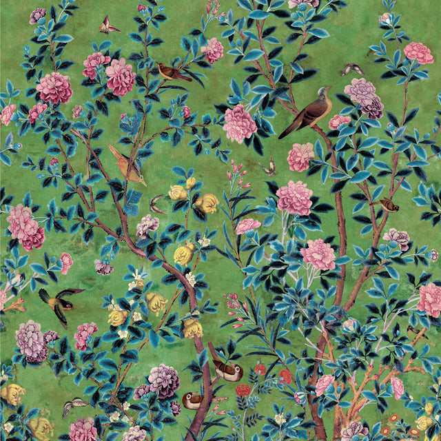Thibaut Jardin Bloom Mural Green