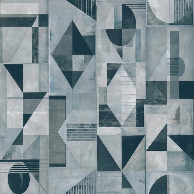 Thibaut Galaxy Mural Graphite And Mineral