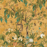 Thibaut Wild Wisteria Mural Ochre
