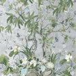 Thibaut Wild Wisteria Mural Metallic Silver