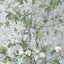 Thibaut Wild Wisteria Mural Metallic Silver
