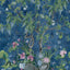 Thibaut Wild Wisteria Mural Navy