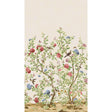 Thibaut Jardin Bloom Mural Coral And Blue