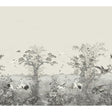 Thibaut Crane Mural Grey