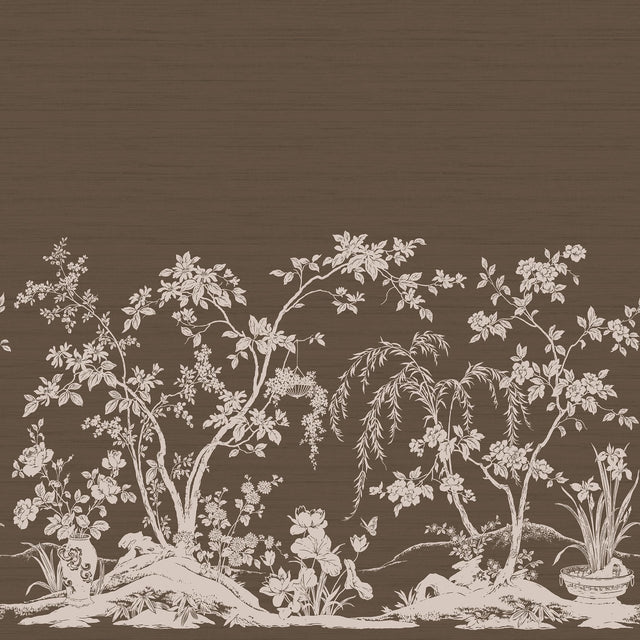 Thibaut Chaumont Mural Brown And Beige