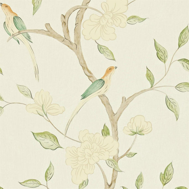 Zoffany Eleonora Celadon/Cream Wallpaper