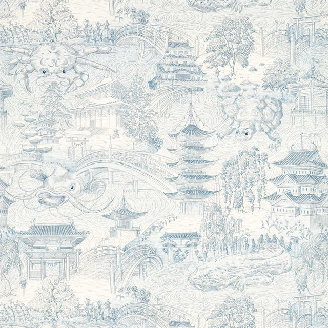 Zoffany Eastern Palace Indigo Wallpaper