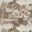 Zoffany Peacock Garden Linen/Silver Wallpaper
