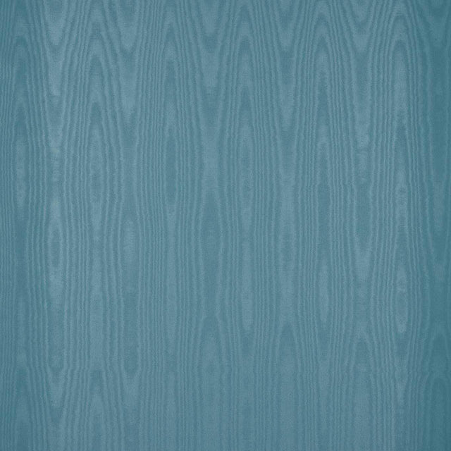 Zoffany Moire Wallcovering Blue Silk Wallpaper
