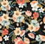 Veer Decor Forna Floral Black Peel & Stick Wallpaper