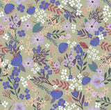 Veer Decor Margarida Floral Sage Peel & Stick Wallpaper